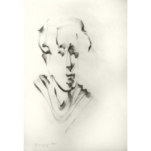 Alireza Ghadamyari, 17 x 23 Inch, Charcoal on Paper, Figurative Painting,  AC-ARG-008